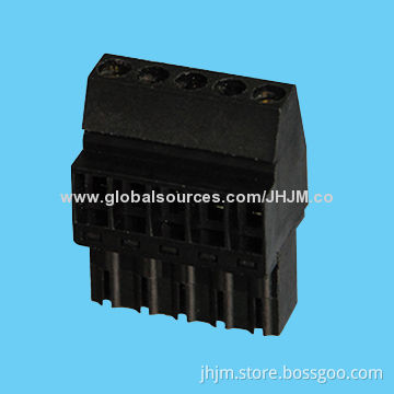 Female connector terminal block type with 3.5mm pitch, 2-24 poles